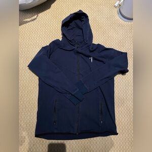 Three Nails dark blue full zip hoodie xl